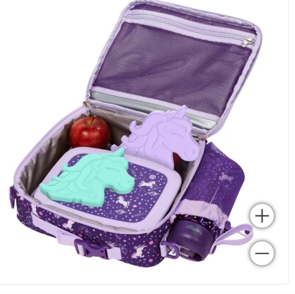 Bentgo® Kids Prints Pack Lunch Bundle Set NEW GIFT, fairy - Picture 2 of 3